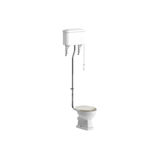 Langston High Level WC & Matt Latte Soft Close Seat