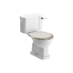 Langston Close Coupled WC & Matt Latte Soft Close Seat