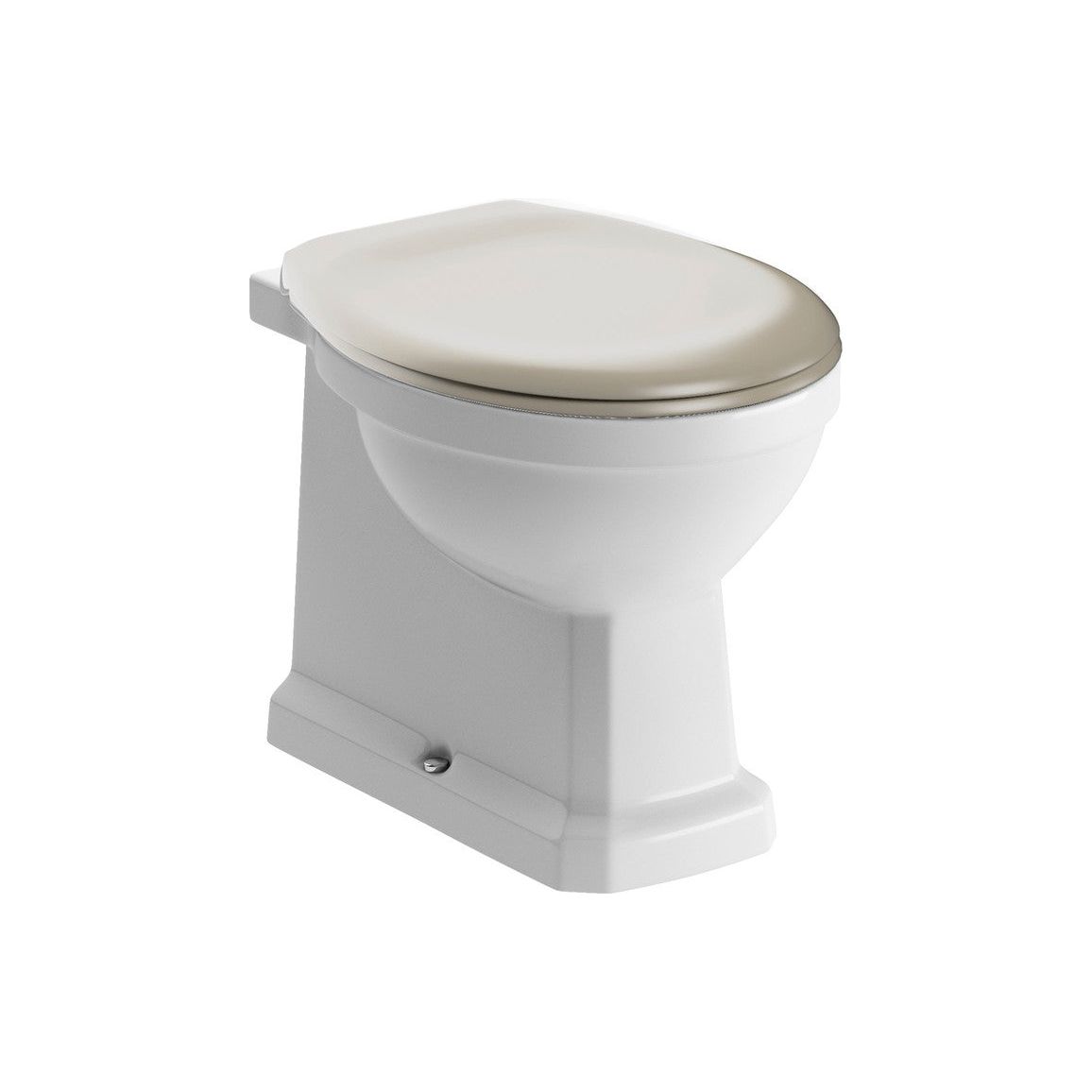 Langston Back To Wall WC & Matt Latte Soft Close Seat