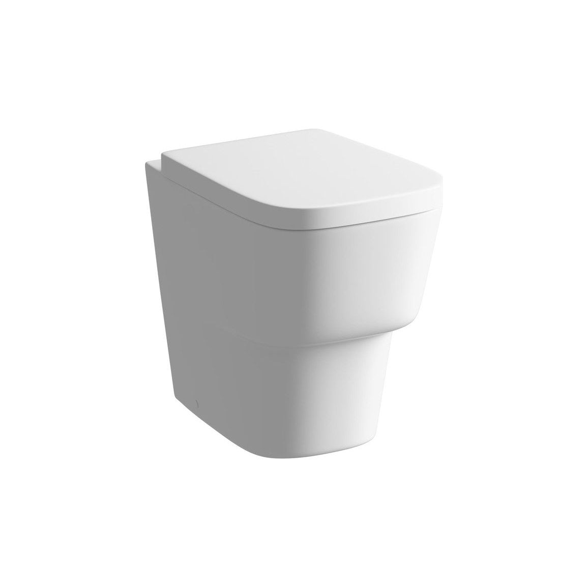 Origin Square Soft Close Toilet Seat - White