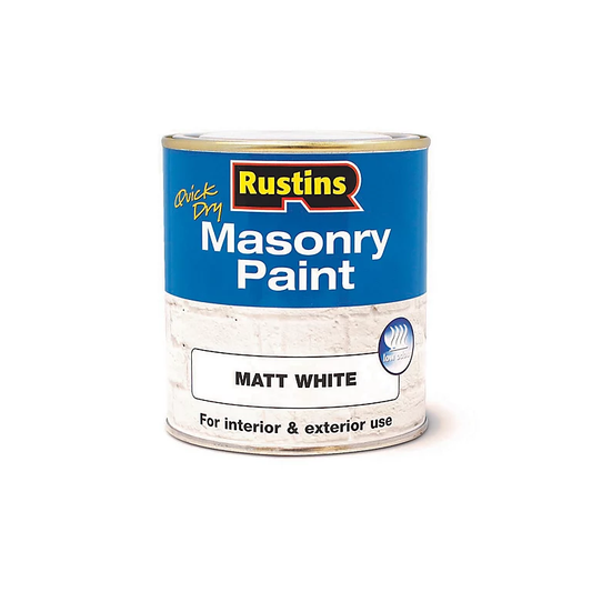 Rustins Masonry Paint - Pure Brilliant White