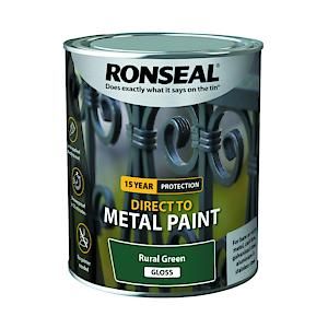 Ronseal Direct To Metal Paint - Gloss