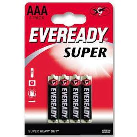 Ever Super Zinc Battery Aaa   4Pk