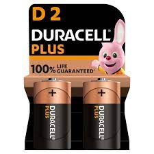 Duracell Plus Power+100% D    2Pk