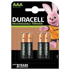 Duracell Recharge 750 4Pk     Aaa