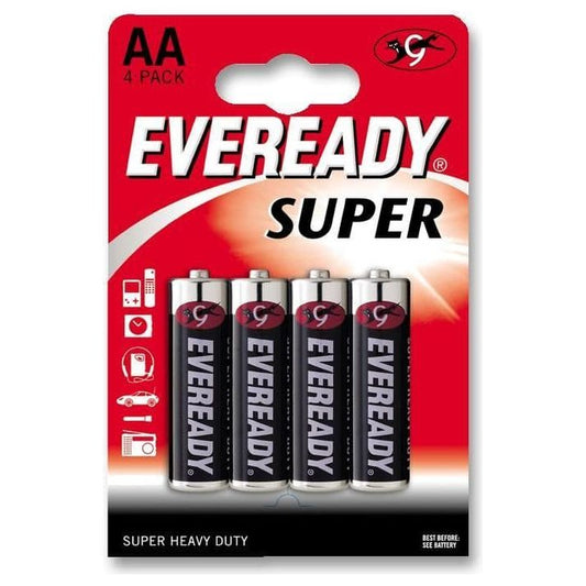 Ever Super Zinc Battery 4Pk    Aa