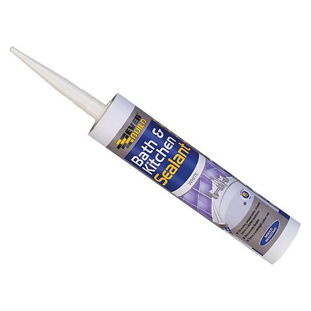 Everbuild Bath & Kitchen Sealant in White - 300ml