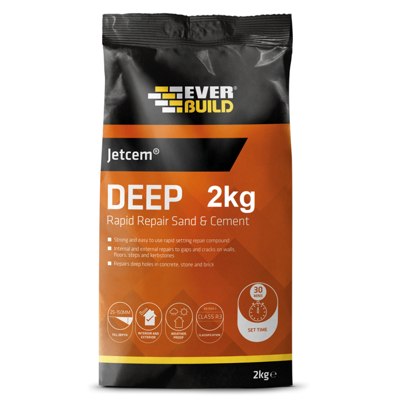 Jetcem Deep Rapid Repair Sand & Cement - 2kg