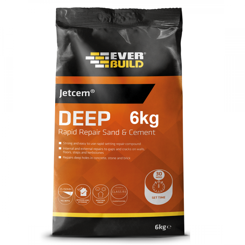 Jetcem Deep Rapid Repair Sand & Cement - 6kg