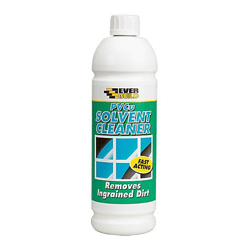 Everbuild PVCu Solvent Cleaner, 1L