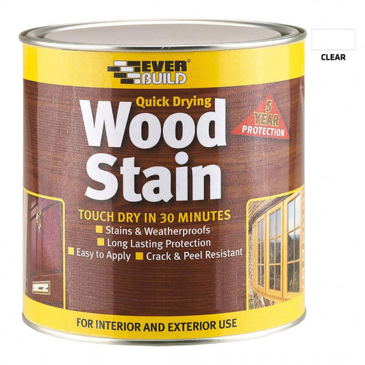Everbuild Woodstain Maintenance Clear Coat, 750ml