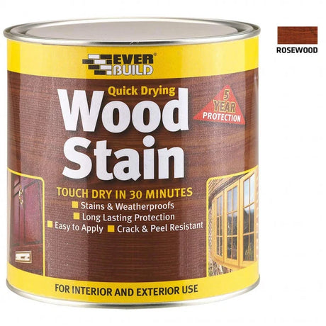 Everbuild Quick Drying Wood Stain - Satin