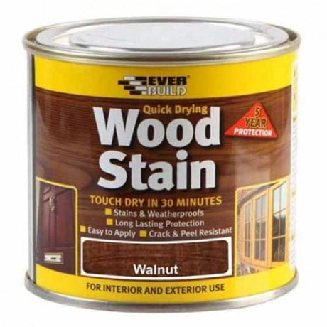 Everbuild Quick Drying Wood Stain - Satin