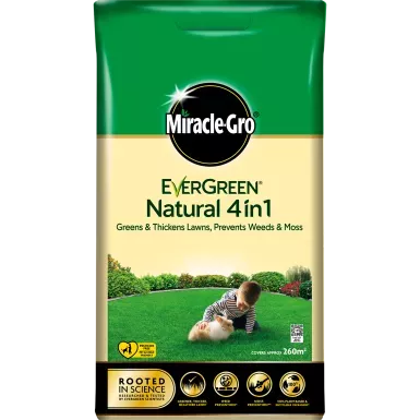 Miracle Gro Natural 4 in 1 Feed, Weed & Mosskiller