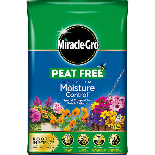 Miracle Gro Moisture Control Peat Free Compost