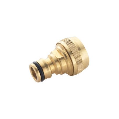 Spear & Jackson 1/2-inch Male Brass Hose Connector, Bronze