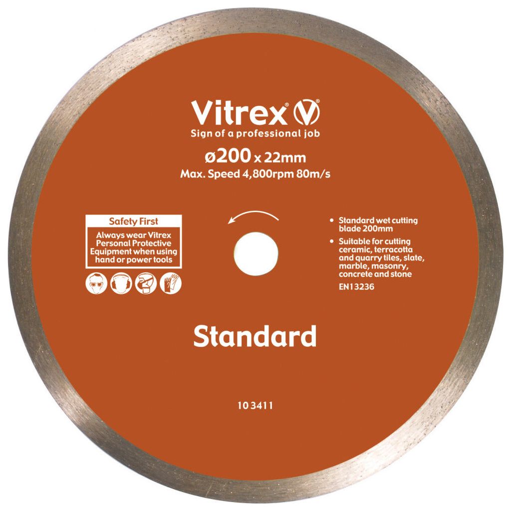 Vitrex Diamond Blade Std200mm