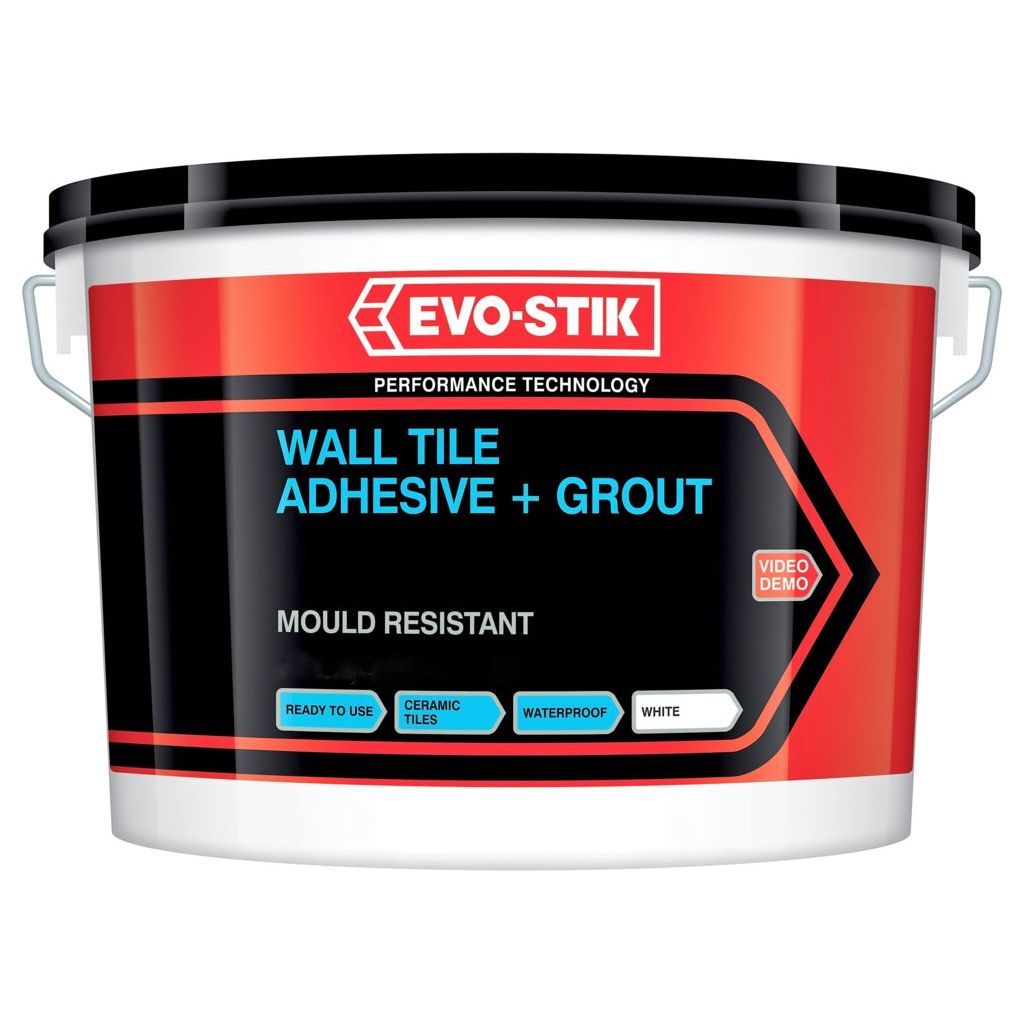 Evo-Stik Wall Tile Adhesive + Grout - 1L