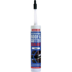 Evo-Stik Weatherproof Roof & Gutter Sealant - Black