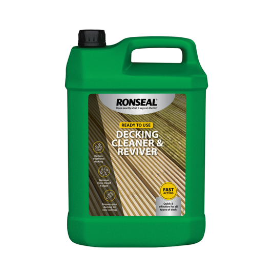 Ronseal Decking Cleaner & Reviver Ready To Use