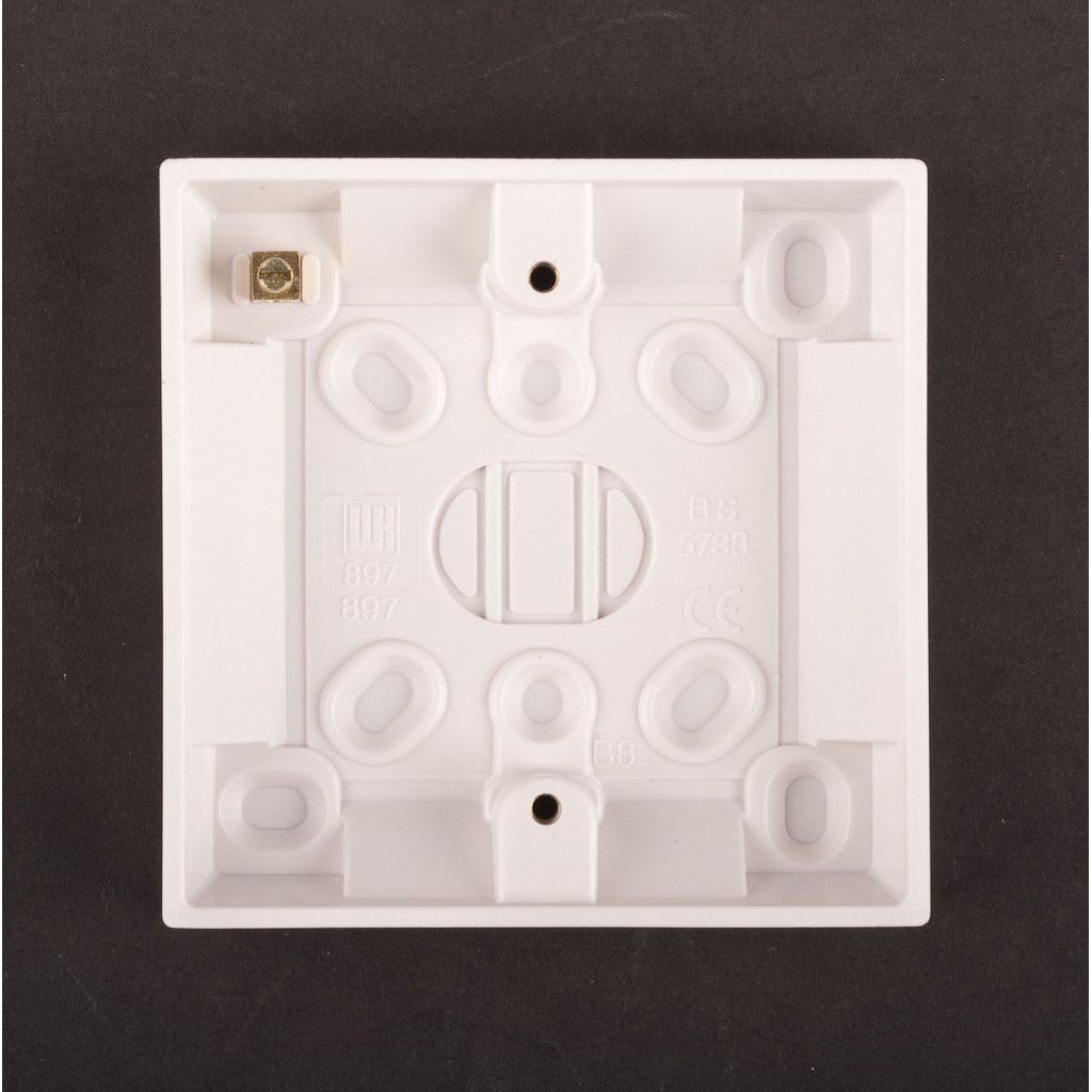 JDS Electricals 16mm Plastic Box for Switches