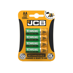 JCB Rechargeable AA Batteries