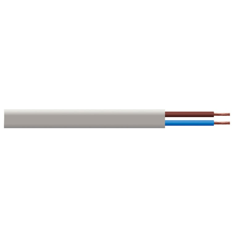 JDS Electricals 2 Core Flex White