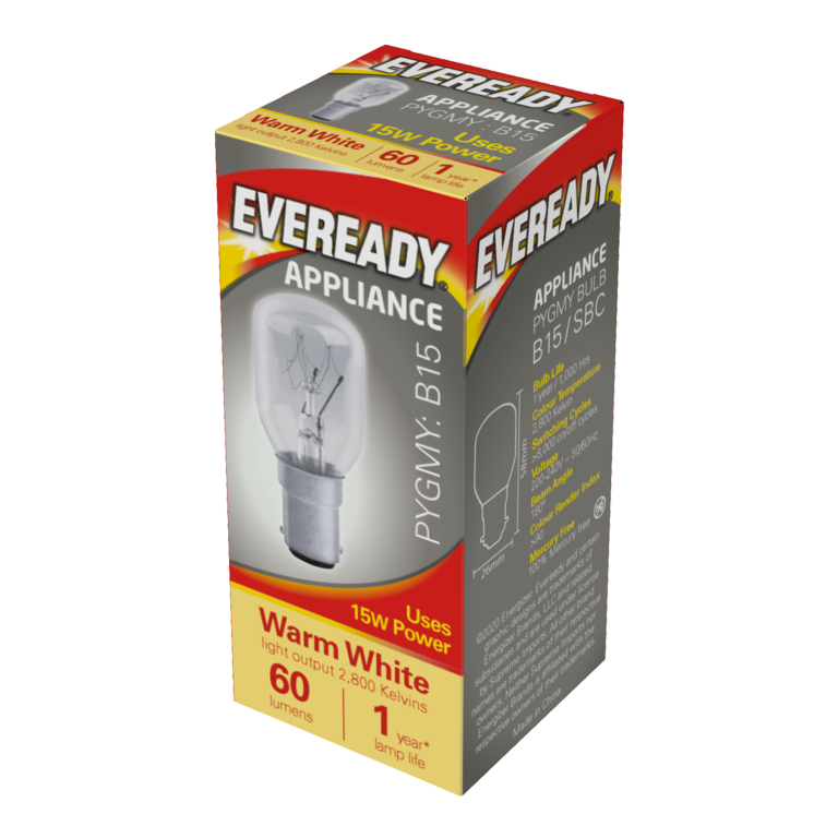 Eveready Pygmy 15W SBC Clear