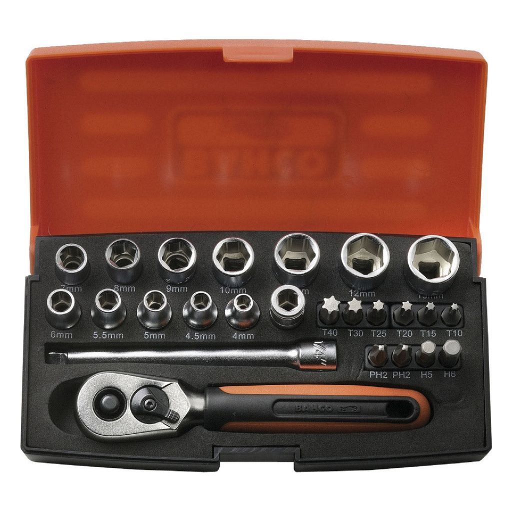 Bahco 1/4" Socket Set