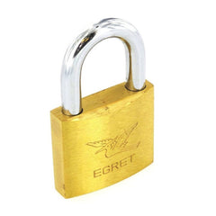 Keyed Alike Padlock Brass Pk 4