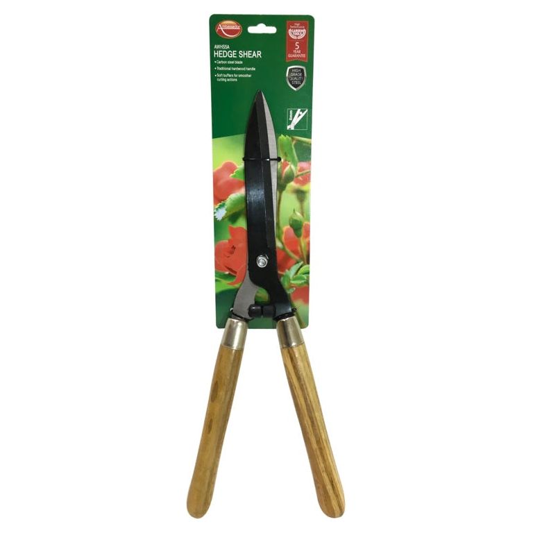 JDS Garden Wooden Handle Hedge Shear