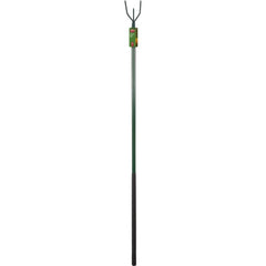 JDS Garden Carbon Steel Long Handle 3 Prong Cultivator