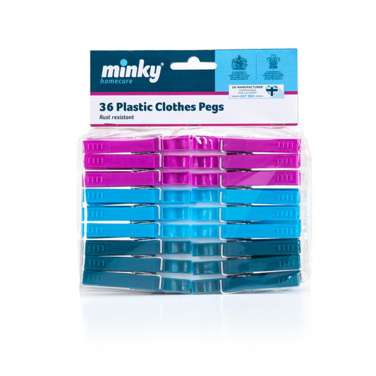 Minky Spring Loaded Plastic Pegs