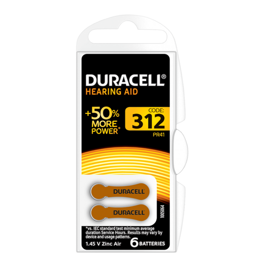 Duracell Hearing Aid Battery - 312