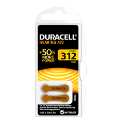Duracell Hearing Aid Battery - 312