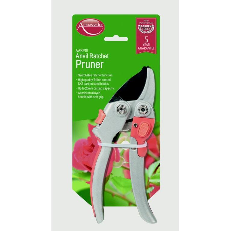 JDS Garden Anvil Rachet Pruner