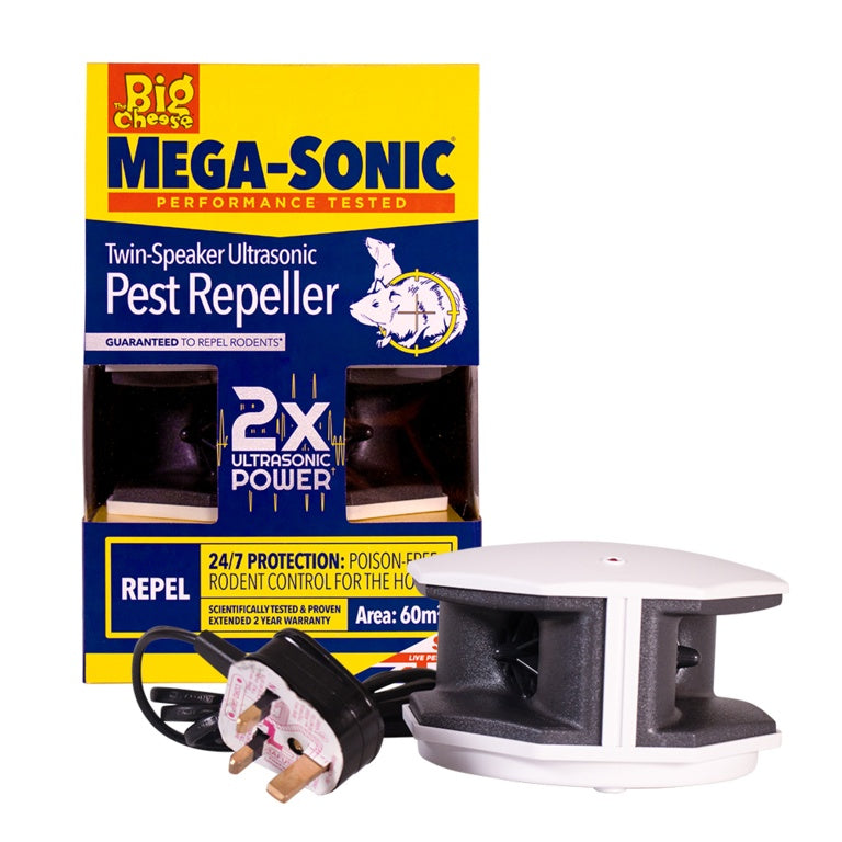 Mega Sonic Twin Speaker Ultrasonic Pest Repeller