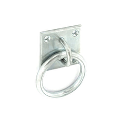 Ring On Plate Zinc Plated 50Mm       S1492