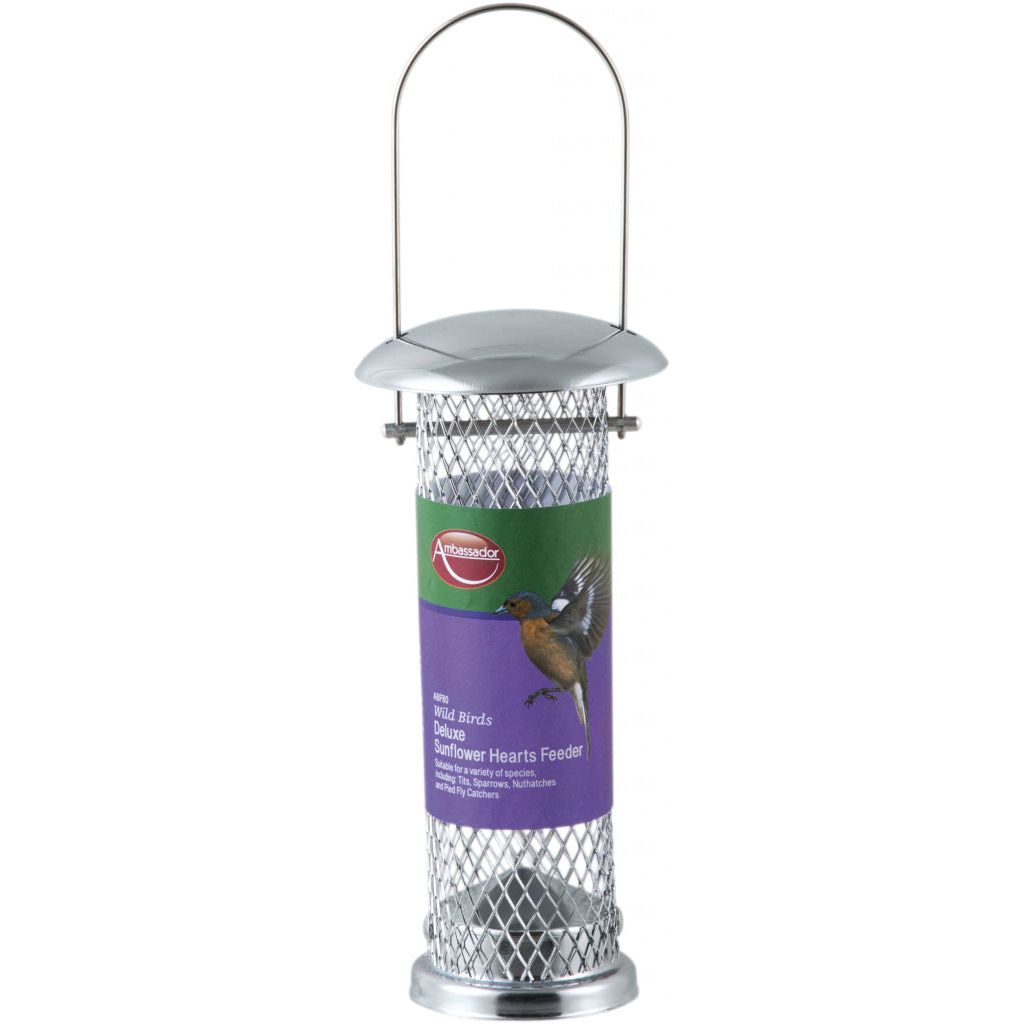 JDS Garden Wild Birds Deluxe Sunflower Hearts Feeder