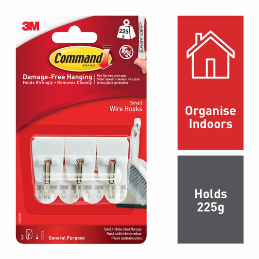 3M Command Small Wire Hooks 17067