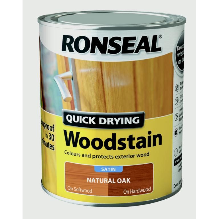 Ronseal Quick Drying Woodstain - Satin