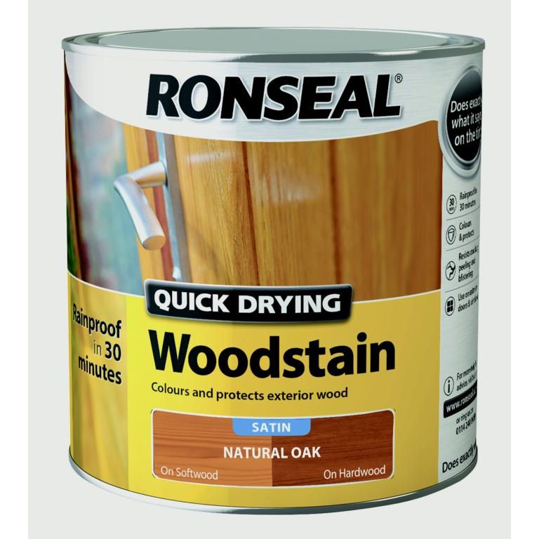 Ronseal Quick Drying Woodstain - Satin