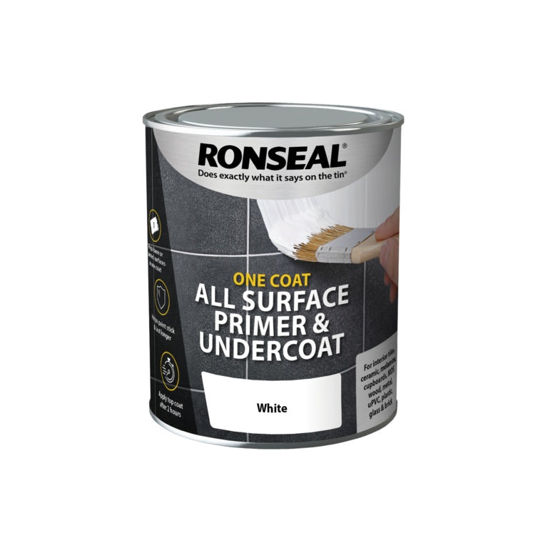 Ronseal Stays White Ultra Tough Paint - Matt- Pure Brilliant White