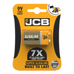 JCB Super Alkaline 9v Cell Batteries