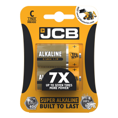 JCB Super Alkaline C Cell Batteries