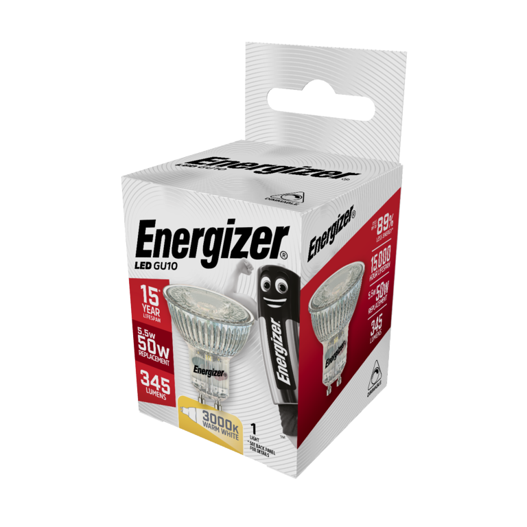 Energizer LED GU10 Warm White Dimmable 36"