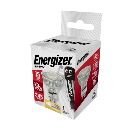 Energizer LED GU10 Warm White Dimmable 36"