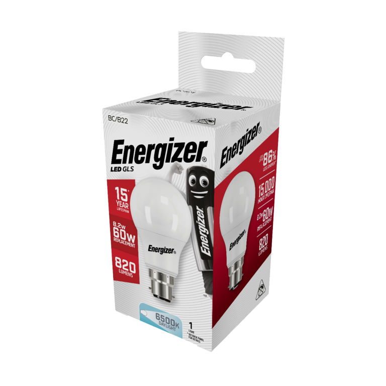 Energizer LED GLS B22 Daylight Boxed BC