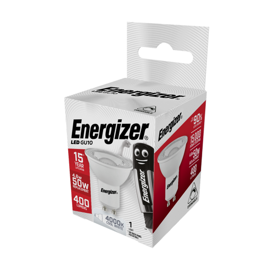 Energizer LED GU10 Cool White 4000k Dimmable