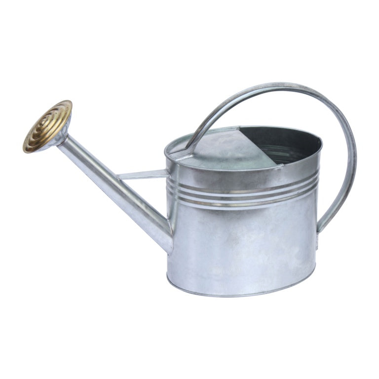 JDS Garden Oval Galvanised Watering Can